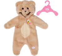 Baby born - tenue d'ours pour poupée beige TU