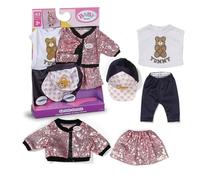 BABY born Tenue Glamour 43 cm avec Jupe à Sequins