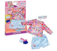 BABY born Tenue vélo pour poupée avec short, t-shirt, lunettes et gants 43 cm