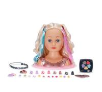 BABY born Tête à coiffer Arc-en-Ciel 27 cm avec Accessoires
