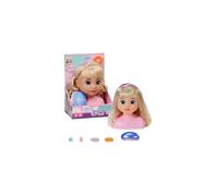BABY born Tête à coiffer Baby Born Carla – Cheveux nylon, barrettes, rubans, brosse – Dès 3 ans