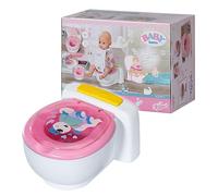 BABY BORN - Toilettes - Effets Sonores - Caca Brillant Couleur Arc-en-Ciel - 43 cm - 3 ans et plus