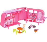 BABY born, Véhicule de poupée, Caravane pliable - Campervan, Camping-car, pour poupées BABY born Minis avec 6 accessoires et poupée, 906095, Zapf Creation
