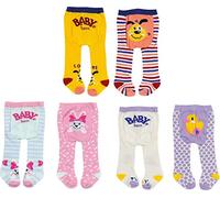 BABY Born, Zapf Creation 828236 Lot de 2 Collants pour poupée 3 Motifs au Choix 43 cm