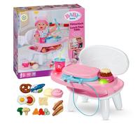 BABY born Zapf Creation 840634 Table d'alimentation Lumineuse et sonore avec Plus de 10 Plats et Boissons différents pour poupées de 43 cm