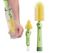Baby Bottle Brush - Portable Breast Pump Cleaning Tool | Baby Bottle Cleaning Brush Set, Silicone Bottles Cleaner Brushes for Home Travel Vacation Camping Apartment Bedroom