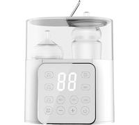 Baby Bottle Warmer 2 Bottles Baby Milk Warmer Defrosting With 24h Constant Mode Intelligent Temperature Control Lcd Display 9-In-1 Breast Milk Heater Formula