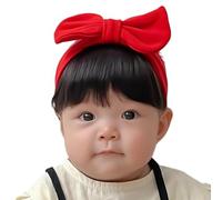 Baby Bowknot Bangs Perruques Bandeaux | Longue perruque de princesse ondulée blonde | Accessoire de cheveux tendance pour vêtements quotidiens, séances photo, fêtes et voyages en intérieur, fête