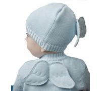 Baby Boy Blue Angel Wing Hat Size 0-12 Months - 198114