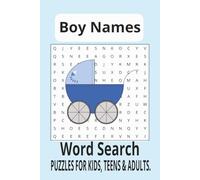 Baby boy name word search: Word Search about Boy Names, Mothers to Be and more. [6x9 inches,110 Pages] 50+ Puzzles_Gift for Baby Showers, Holidays and Leisure Times Paperback