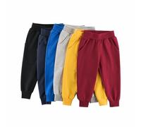 Baby Boys Pull on Joggers Infant Boy Elastic Waisted Baggy Sweatpants Toddler Boy Cotton Loose Fit Athletic Jogging Pants Children Loose Fit Tracksuit Bottoms