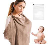 Baby Breastfeeding Blanket,Nursing Apron,Breastfeeding Cover For Baby,Soft And Breathable Cotton Nursing Scarf,100 X 65 Cm,Breastfeeding Cover Scarf For Moms