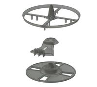 Baby Brezza Formula Pro Advanced Roue d'agitation de rechange, couvercle de verrouillage et roue de mesure aka pièces orange, gris