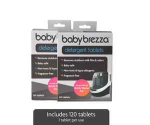 Baby Brezza - Lot de 120 pastilles détergentes pour Bottle Washer Pro