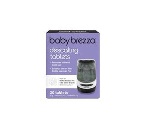 Baby Brezza Lot de 20 pastilles détartrantes pour Bottle Washer Pro - le lave-biberons & tétines
