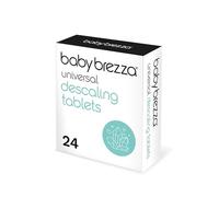 Baby Brezza Lot de 24 pastilles détartrantes universelles - Sans danger et efficace pour machines Baby Brezza - Formule non toxique et hypoallergénique