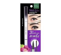 Baby Bright - Trio Slim Lashbrow Cara & Eyeliner 01 Maxi Black
