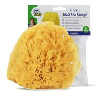 Baby Buddy Natural Grass Sea Sponge, Newborn Bath Time Essential, Textured for Exfoliation, Hypoallergenic, 1 Count