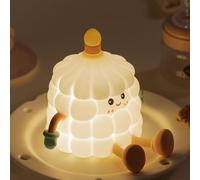 Baby Cake Night Light, Rechargeable Silicone Children's Night Light, Cake Night Light For Children With Touch And Timer, Wireless Touch Bedside Lamp, Kawaii Deco Baby Room, Baby Girl Boy Gift