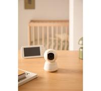BABY CAM CONNECT PRO - Babyphone Caméra Avec Wi-Fi, Écran Et Audio Bidirectionnel Blanc Cassé