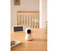 BABY CAM CONNECT PRO - Babyphone caméra avec Wi-Fi, écran et audio bidirectionnel - Blanc cassé Blanc
