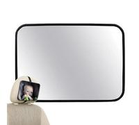 Baby Car Backseat Mirrors, Adjustable Shatterproof Rear Facing Vehicle, Wide Rearview Mirror for Infant Safety, Rears Seat Monitor, Vehicles and Trucks, 9.25x5.91x0.39 Inches