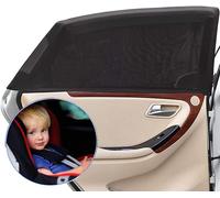 Baby Car Sun Shade, Car Sun Shade, Block Uv Rays, Easy Installation, Universal For Car Sun Shade, Protect Your Child And Pets (Black) ¿ 2 Pieces