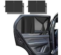 Baby Car Sun Shades,2 Pieces,Double Layer Magnetic Car Curtains,69 X 47 Cm,Magnets For Rear Windows,Block Uv Rays,Universal Size