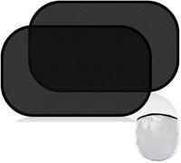 Baby Car Sun Visor 2pcs 50 X 30 Cm, Self-Adhesive Sun Visor For Children, Side Window Universal Sun Visor Car Accessories, Rear Window Dark Sunscreen, Anti-Uv