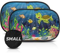 Baby Car Sun Visor-Neo Sun Visor-2 Pieces 48 X 30 Cm,Uv/Heat Protection,New Suction Cups,Interior Car Accessory