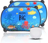 Baby Car Sunshade, Baby Car Sunshade, Baby/Child Car Sunshade, Self-Adhesive Sun Visor For Protecting Pets Children For Car, Uv Protection, 51 X 31 Cm