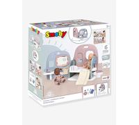 Smoby - Baby Care - Crèche - pour Poupons Jusqu'à 42 cms - Nombreux Accessoires - Fonctions de Jeux - Matière Recyclée - A Partir de 3 Ans - Fabrication Française
