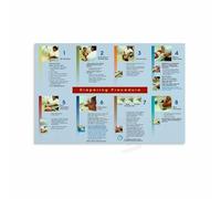 Baby Care Guide Poster Newborn Diapering Steps Educational Parenting Nursery Canvas Wall Art Decor(Unframed,08x12inch(20x30cm))