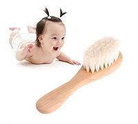 Baby Care H Manche en bois de chèvre H Brosse Hbrush nouveau-né Peigne pour masseur de tête pour douche Pure Natur Enfants Épais Chaud Ski Gant