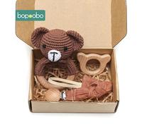 Baby-Cartes De Souvenirs De Nouveau-Né,Accessoires De Photographie,Couverture Mensuelle,Photos De Bébés,Coffret Cadeau De Naissance - Type 3pcs Bear Set