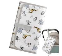 Baby Changing Pad, Foldable Portable Diaper Mat for Newborns and, Travel Changing Station with Wipes Pocket and Storage, Stroller and Diaper Bag Accessories for Hospital, Daycare