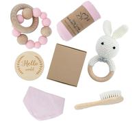 Baby Chew Toys, Baby Authing Toy - Ensemble de jouets de Rabbit Elephant Rabbit Bath,Apprendre des jouets de développement, des fournitures pour bébé pour se baigner, prendre des photos, sucer, se nou