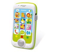 Baby Clementoni - 14969 - Smartphone Real Touch - Jeu d'éveil pour Bébés et Jeunes Enfants de 10 à 36 mois - Avec Sons et Lumières - Touches Réactives - Chiffres, Lettres et Musique