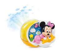 Clementoni Baby 17116 - Baby Minnie Projecteur Magique Stars - Jeu Petite enfance lumières, sons et berceuses (piles incluses), enfants 0 mois+