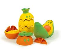 Baby Clementoni - 17686 - PlayForFuture - Mes Fruits à Assembler - Jouet de Motricité et d'Éveil Éducatif pour Bébés et Jeunes Enfant de 12 à 36 Mois -