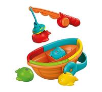 Clementoni 17688 Play and Learn-Boat 12 Months, Game Fishing Children, develops Coordination and Manual and Logical Skills-Ecological, Recycled Plastic, Made in Italy, Multi-Coloured, Medio