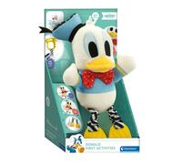 Baby Clementoni Donald Duck - Câlin avec sons - Hochet - Jouet pour bébé avec sons - Câlin interactif - Dès 6 mois