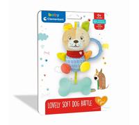Baby Clementoni For You Hochet Chien - Lovely Soft Dog Rattle