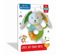 Baby Clementoni For You Hochet Lapin - Lovely Soft Bunny Rattle
