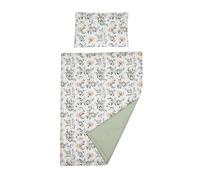 Baby Comfort Parure de lit 2 pièces avec housse de couette et taie d'oreiller 150 x 120 cm pour lit d'enfant (forêt)