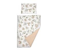 Baby Comfort Parure de lit 2 pièces avec Housse de Couette et taie d'oreiller 150 x 120 cm pour lit de bébé Junior (Safari)