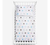 Baby Comfort Parure de Lit 2 Pièces Lit Bébé (Housse de Couette 120x90 cm et Taie d'oreiller 40x60 cm) - Motif 20