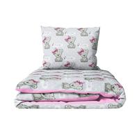 Baby Comfort Parure de lit 2 pièces pour bébé et Enfant 120 x 90 cm pour lit d'enfant (C'est Une Fille)