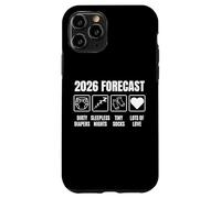Baby Coming Soon 2026 Forecast Baby Shower Funny New Dad Mom Coque pour iPhone 11 Pro
