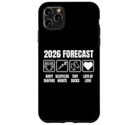 Baby Coming Soon 2026 Forecast Baby Shower Funny New Dad Mom Coque pour iPhone 11 Pro Max